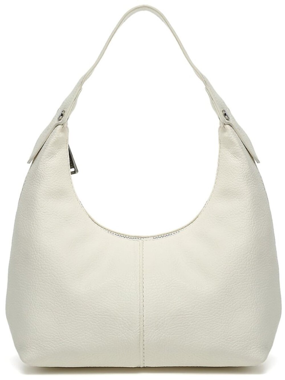 Small Shoulder Purse for Women, Soft PU Leather Tote Handbag Slouchy Crescent